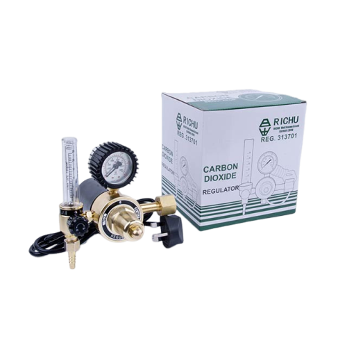 Economic Industrial CO2 Shielding Regulator 220V With Flow meter and Heater